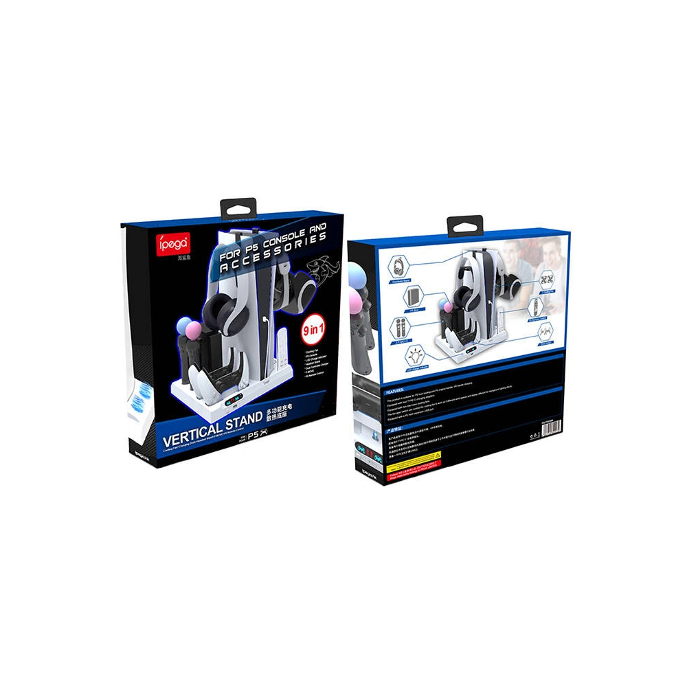 Hurtownia GSM - Multifunktionale Kühlerbasis für PS5 iPega PG-P5028A (weiß) - IPG94 - {ean13} - Hurt