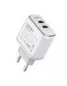 Síťová nabíječka MFi LDNIO A2528M, 2xUSB-C, USB-C do Lightning 35W