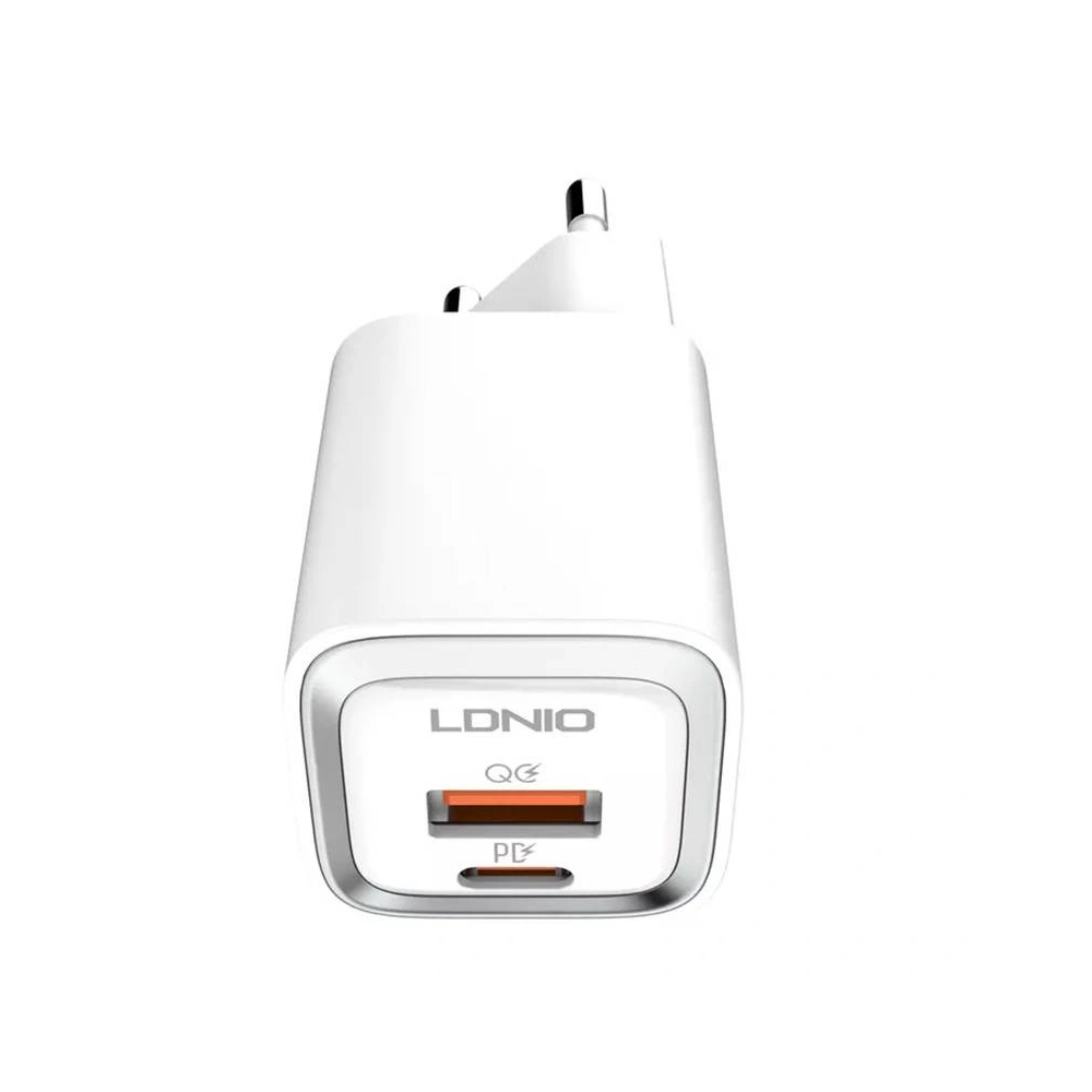 Hurtownia GSM - MFi hálózati töltő LDNIO A2318M, USB-C+USB, USB-C a Lightning 20W-hoz - LDN44 - {ean13} - Hurt