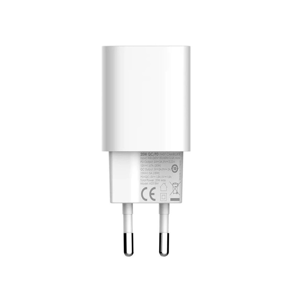 Hurtownia GSM - MFi hálózati töltő LDNIO A2318M, USB-C+USB, USB-C a Lightning 20W-hoz - LDN44 - {ean13} - Hurt