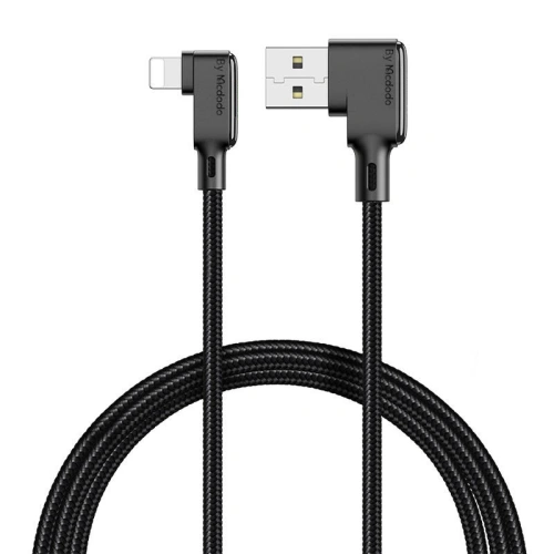 Kabel kątowy Mcdodo CA-7510 USB-A/Lightning, 1.2m (czarny)