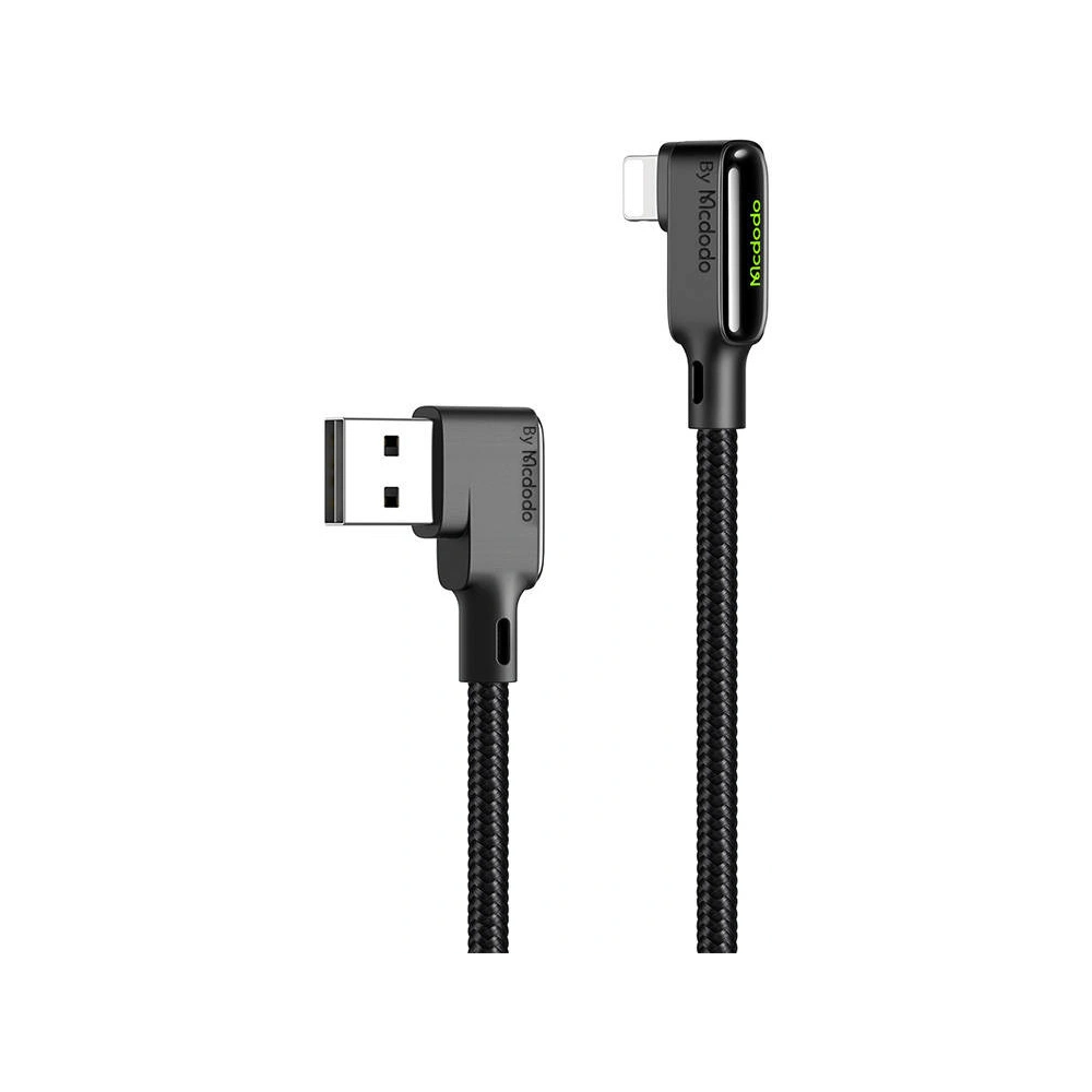 Hurtownia GSM - Kabel kątový Mcdodo CA-7510 USB-A/Lightning, 1.2m (černý) - MDD58 - {ean13} - Hurt