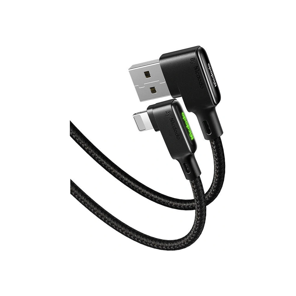 Hurtownia GSM - Kabel kątový Mcdodo CA-7510 USB-A/Lightning, 1.2m (černý) - MDD58 - {ean13} - Hurt