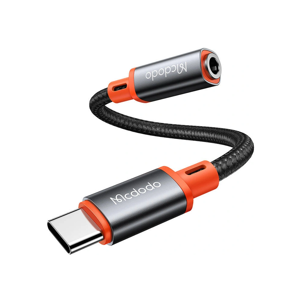 Hurtownia GSM - Audio adapter Mcdodo CA-7561 USB-C/AUX mini jack 3.5mm, DAC, 0.11m (fekete) - MDD60 - {ean13} - Hurt