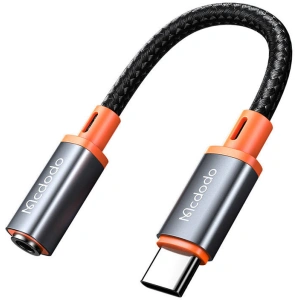 Hurtownia GSM - Adaptér audio Mcdodo CA-7561 USB-C/AUX mini jack 3.5mm, DAC, 0.11m (černý) - MDD60 - {ean13} - Hurt