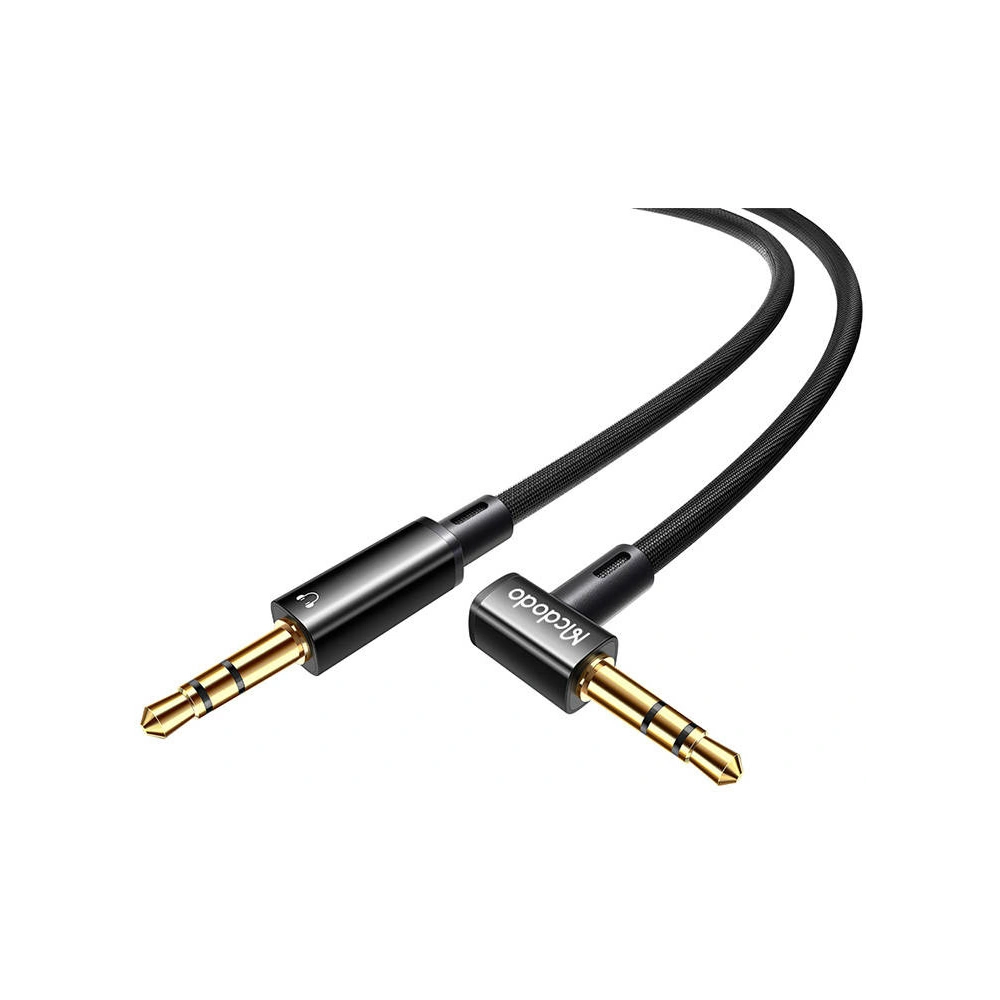 Hurtownia GSM - Cablul unghiular Mcdodo CA-7590 AUX mini jack 3.5mm, 1.2m (negru) - MDD61 - {ean13} - Hurt