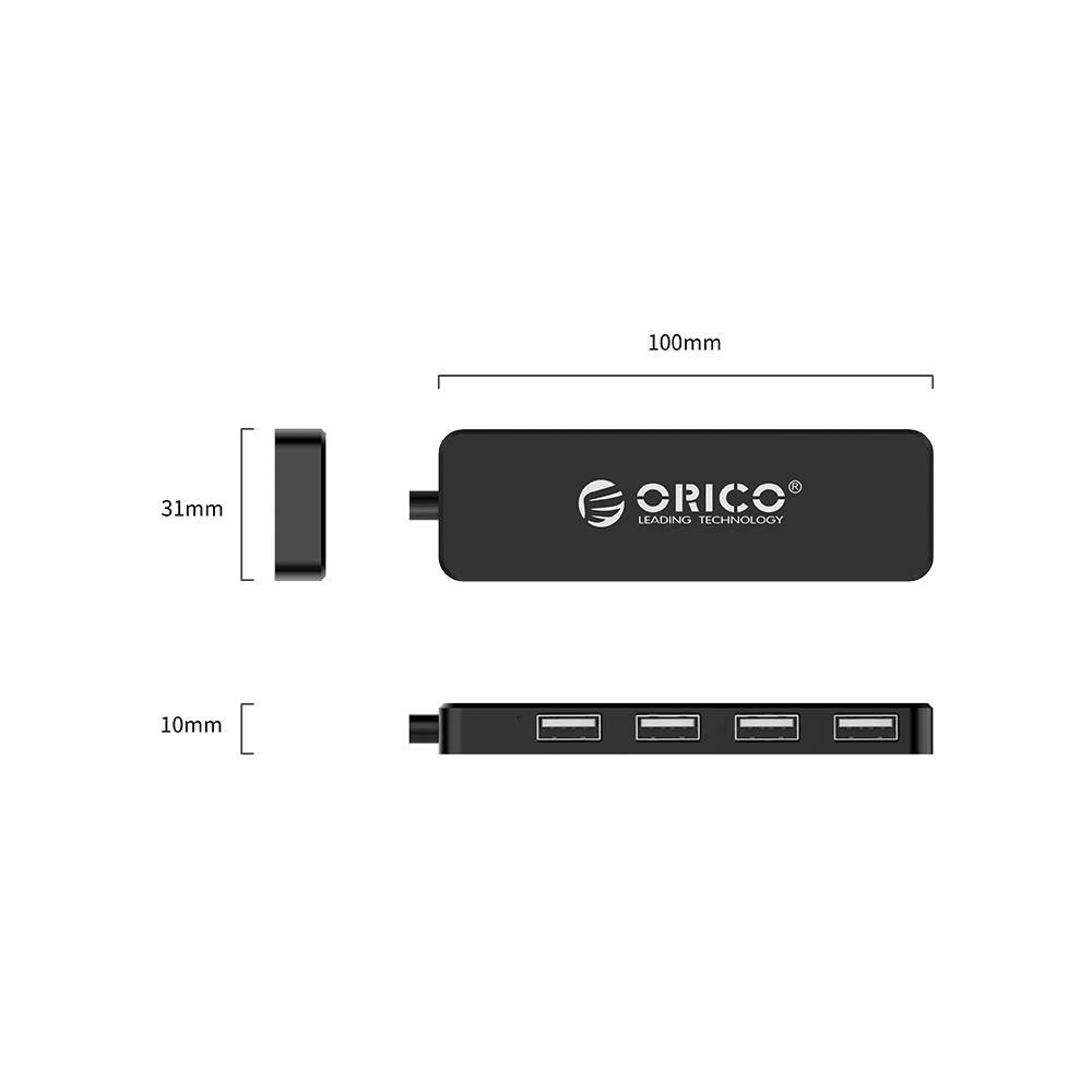Hurtownia GSM - Adaptér Hub Orico, USB na 4x USB (černý) - ORC65 - {ean13} - Hurt
