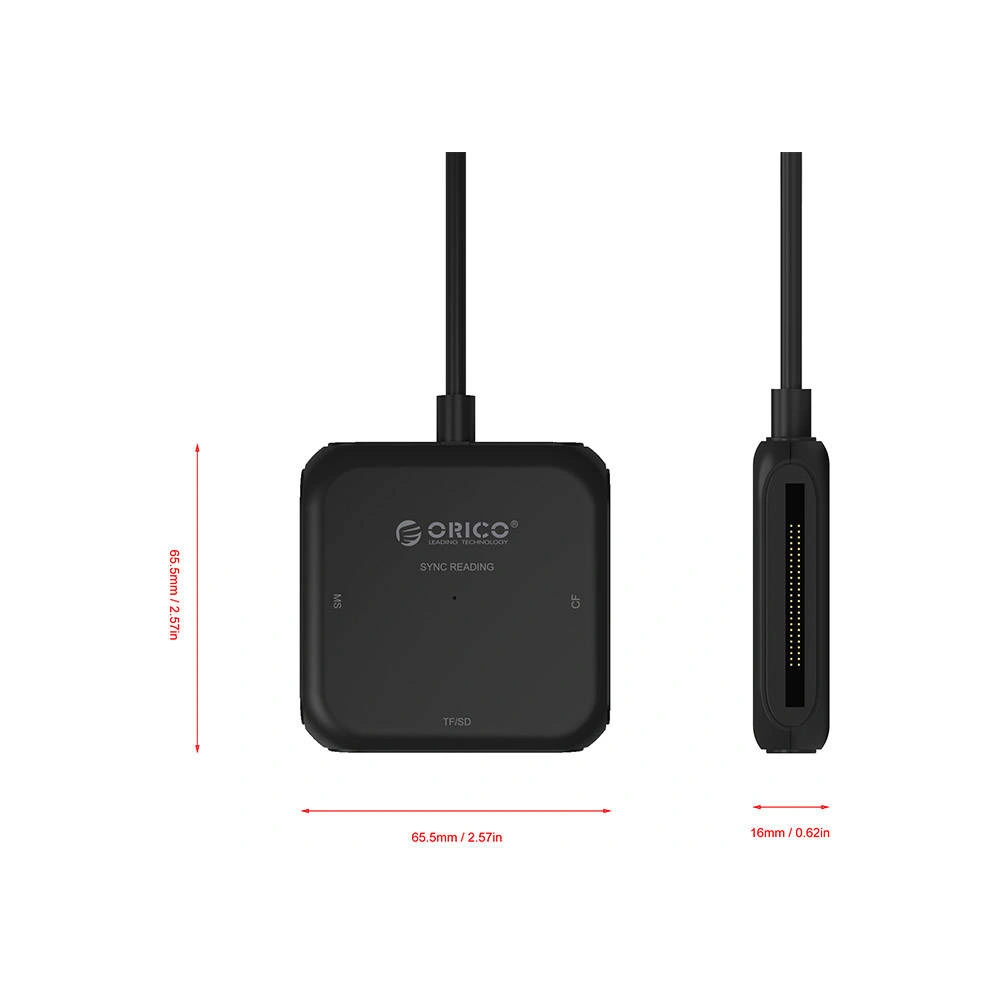 Hurtownia GSM - Cititor de carduri 4w1 Orico USB 3.0 (negru) - ORC70 - {ean13} - Hurt