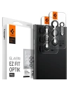 Szkło hartowane na aparat Spigen GLAS.tR Ez Fit Optik Pro Samsung Galaxy S23 Ultra Black [2 PACK]