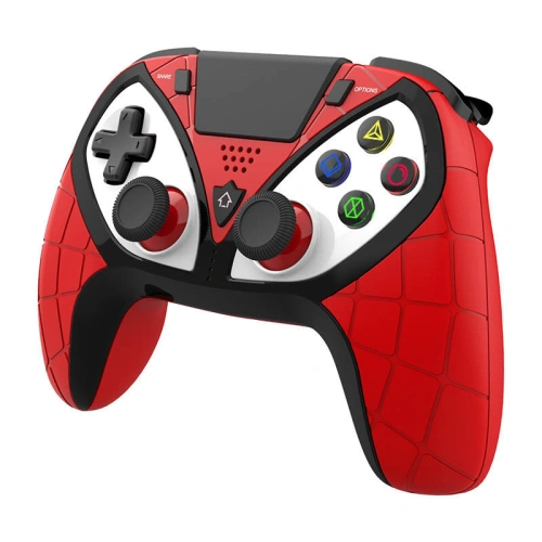 Kontroler bezprzewodowy iPega GamePad Spiderman PG-4012 touchpad PS4 (czerwony)