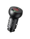 Încărcător auto Mcdodo CC-7030, USB + USB-C, cu ecran, 45W (negru)