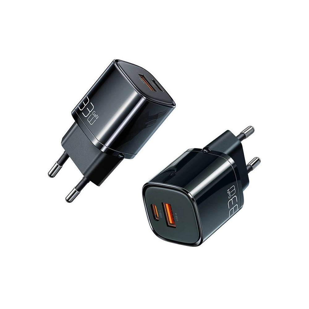 Hurtownia GSM - Nabíječka Mcdodo Nano GaN CH-0151, USB + USB-C, 33W (černá) - MDD68 - {ean13} - Hurt