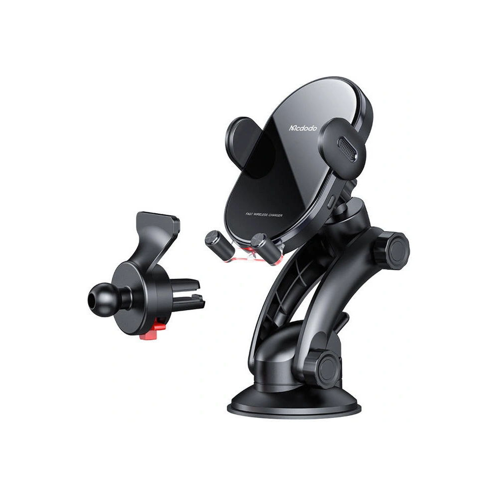 Wholesale Mcdodo CH-7620 Car Mount Holder with Wireless Charger (black) - MDD70 - {ean13} - Hurt