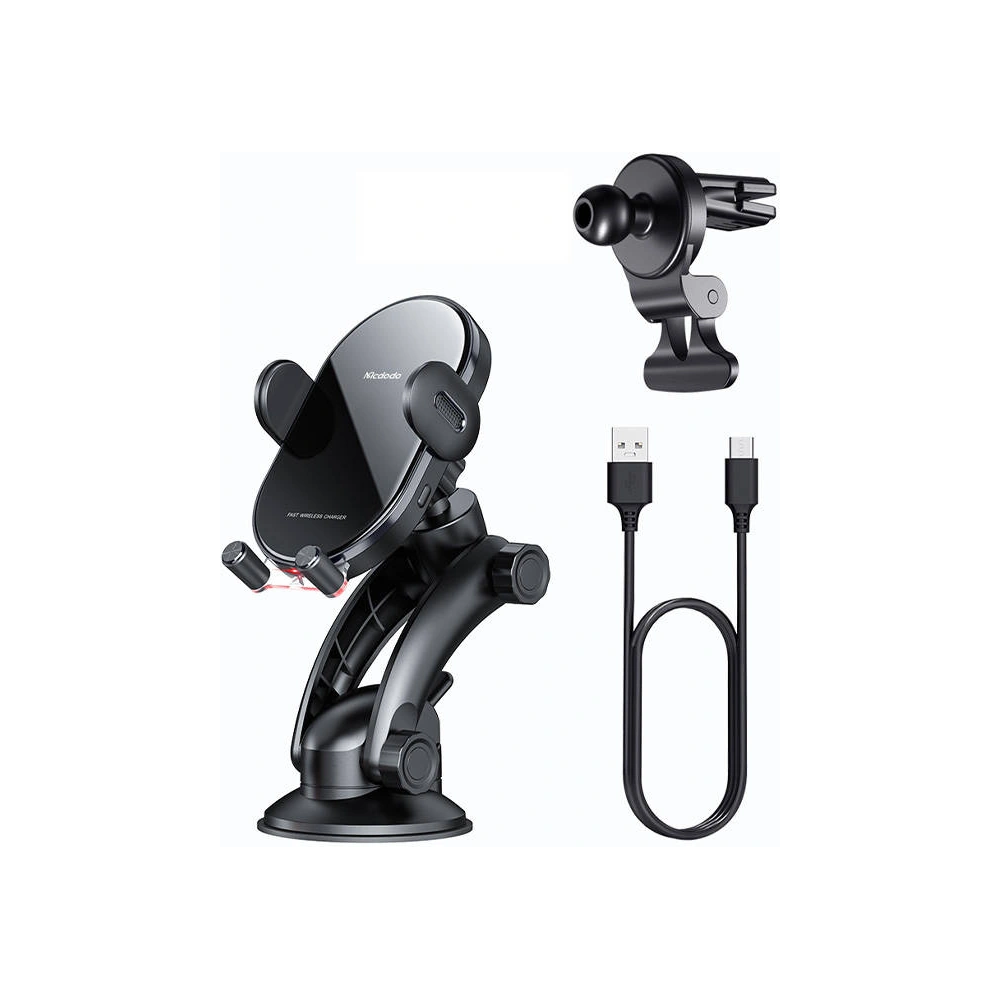 Wholesale Mcdodo CH-7620 Car Mount Holder with Wireless Charger (black) - MDD70 - {ean13} - Hurt