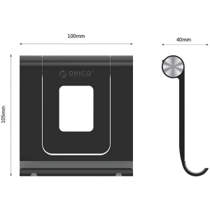 Telefonständer Orico, faltbar (schwarz)