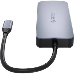 Hurtownia GSM - Adaptér Hub 6w1 Orico, HDMI 4K + 3x USB 3.0 + RJ45 + USB-C PD 100W - ORC78 - {ean13} - Hurt