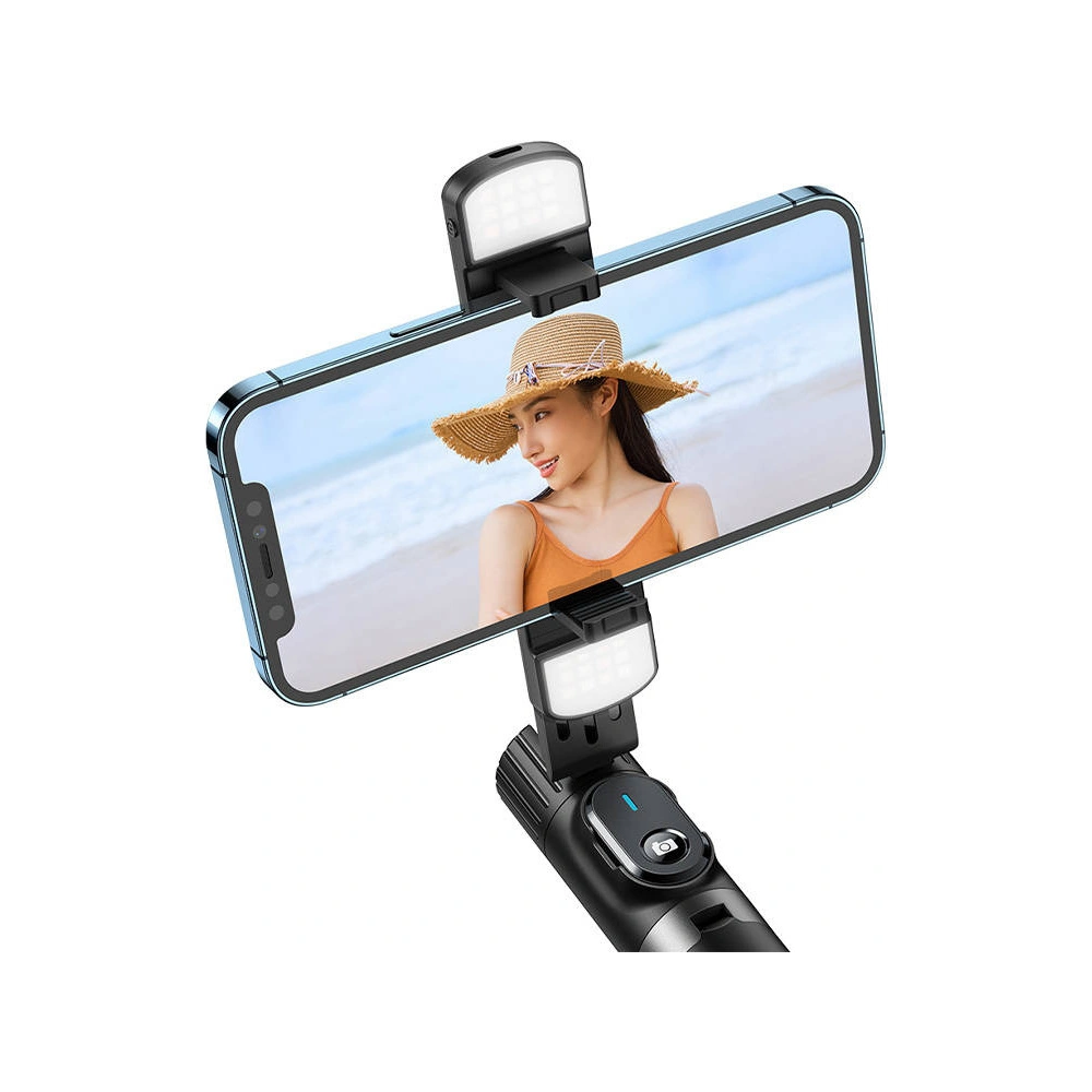 Hurtownia GSM - Kijek selfie stick Mcdodo SS-1771, s osvětlením a dálkovým ovládáním (černý) - MDD75 - {ean13} - Hurt
