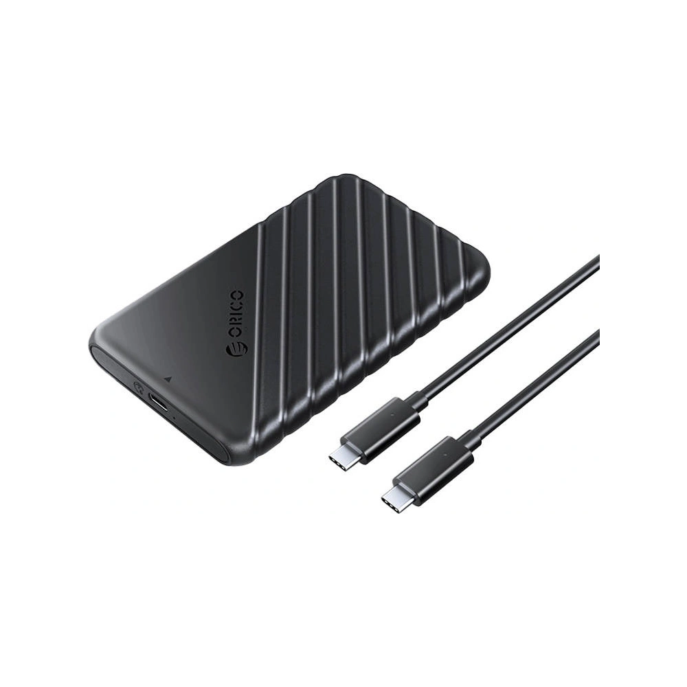 Hurtownia GSM - Obal pro HDD/SSD 2,5 palce Orico, 6 Gbps, USB-C 3.1 Gen1 (černý) - ORC85 - {ean13} - Hurt