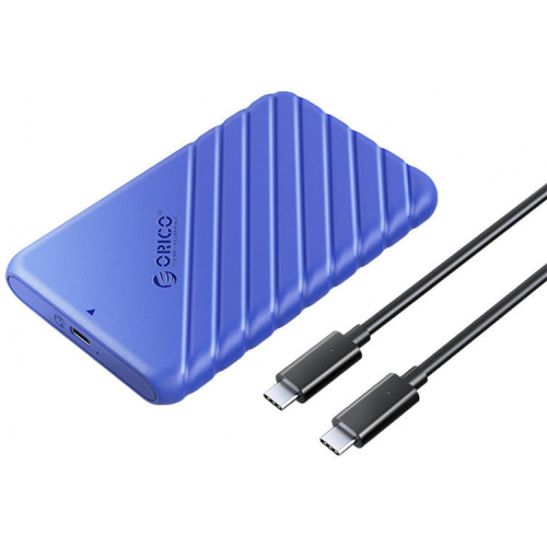 Orico Distributor - 6941788854604 - ORC86 - Orico External Hard Drive Enclosure HDD/SSD 2.5 inch 6 Gbps, USB-C 3.1 Gen1 (blue) - B2B homescreen