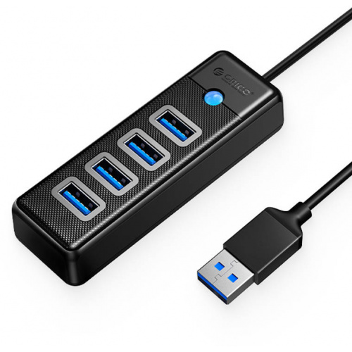 Hurtownia Orico - 6941788820685 - ORC88 - Adapter Hub USB do 4x USB 3.0 Orico, 5 Gbps, 0.15m (czarny) - B2B homescreen