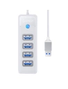 USB-Hub-Adapter mit 4x USB 3.0 Orico, 5 Gbps, 0.15m (weiß)