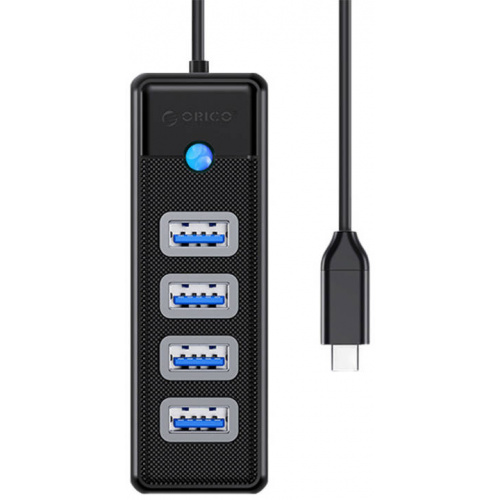 Hurtownia Orico - 6941788855120 - ORC90 - Adapter Hub USB-C do 4x USB 3.0 Orico, 5 Gbps, 0.15m (czarny) - B2B homescreen