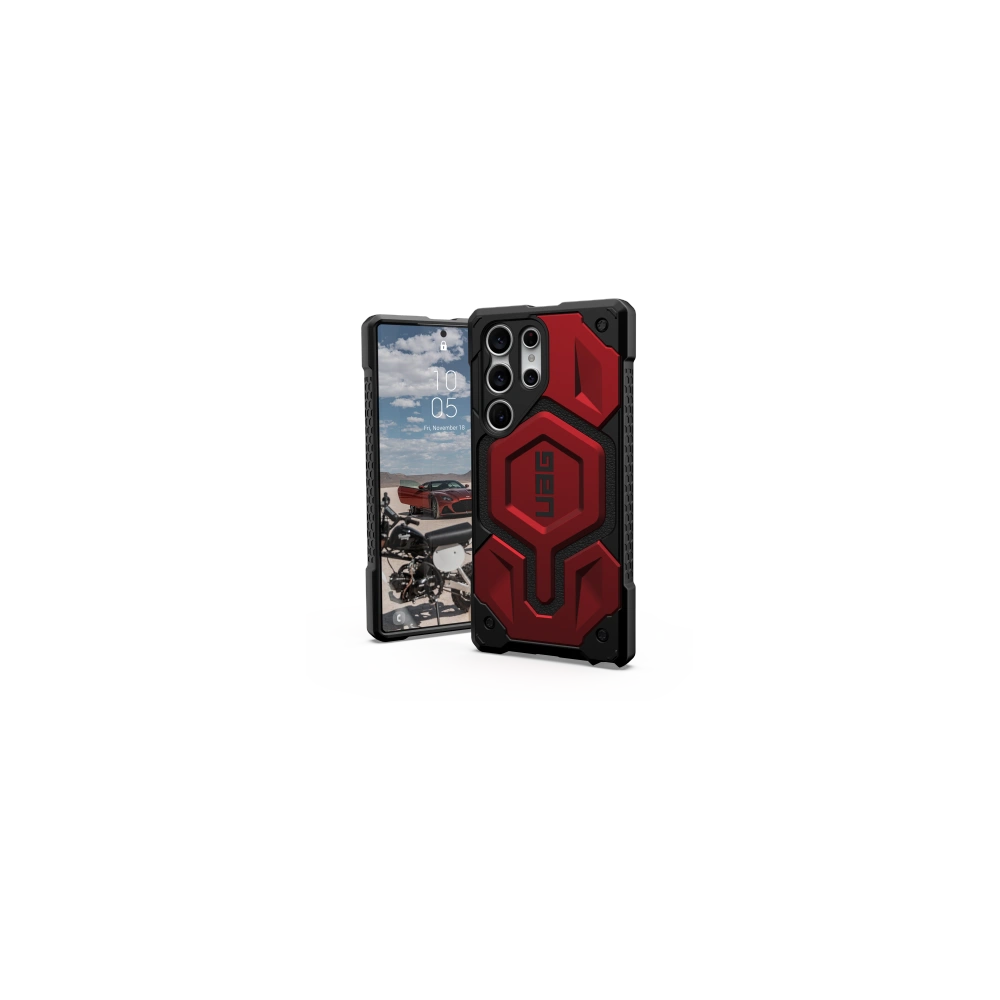 Hurtownia GSM - Etui UAG Urban Armor Gear Monarch Pro Magnetic Samsung Galaxy S23 Ultra (crimson) - UAG1187 - {ean13} - Hurt