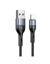 Kabel USAMS U55 USB-A/Lightning černý/black 2A 1m (US-SJ448)