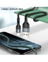 Kabel USAMS U55 USB-A/Lightning czarny/black 2A 1m (US-SJ448)