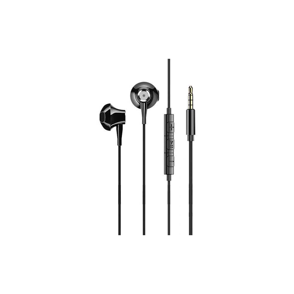 Hurtownia GSM - Căști USAMS EP-29 metal negru/black HSEP2901 jack 3,5mm (US-SJ271) - USA872 - {ean13} - Hurt