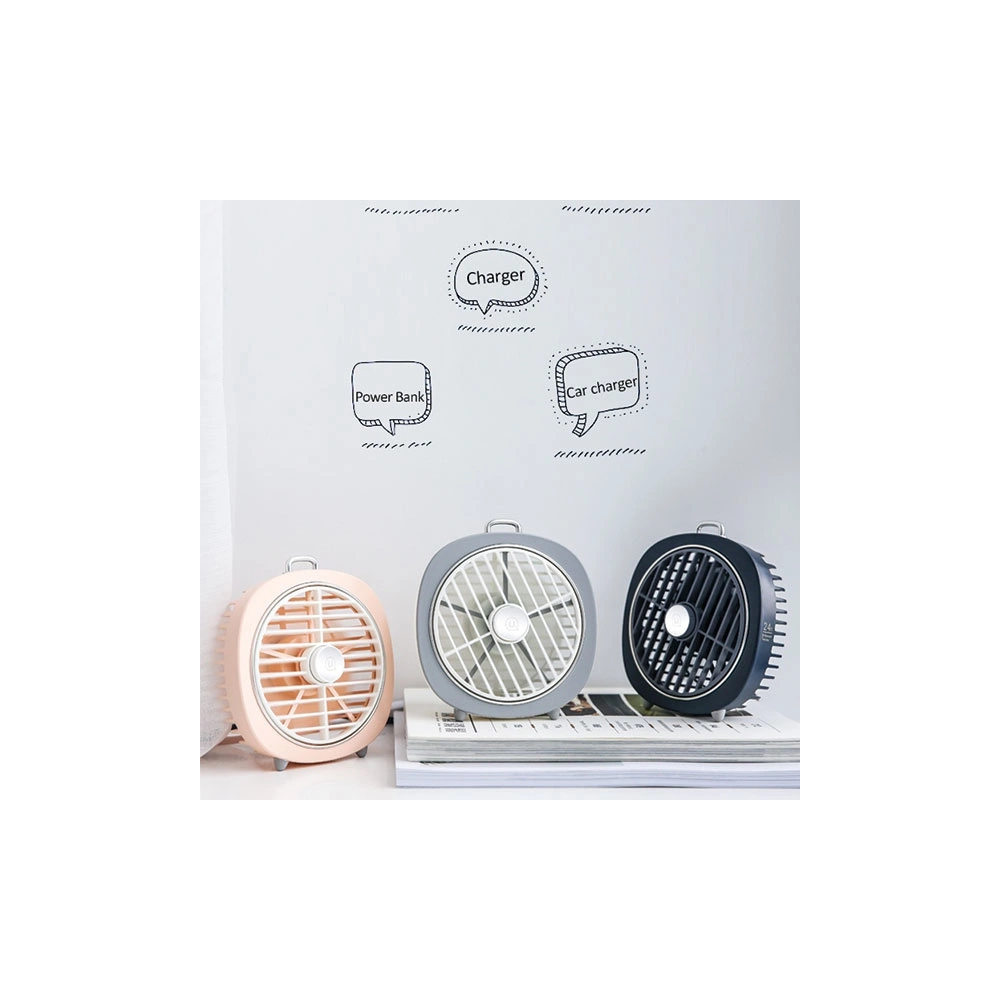 Hurtownia GSM - Ventilator de birou USAMS cu lampă gri (US-ZB065) - USA875 - {ean13} - Hurt