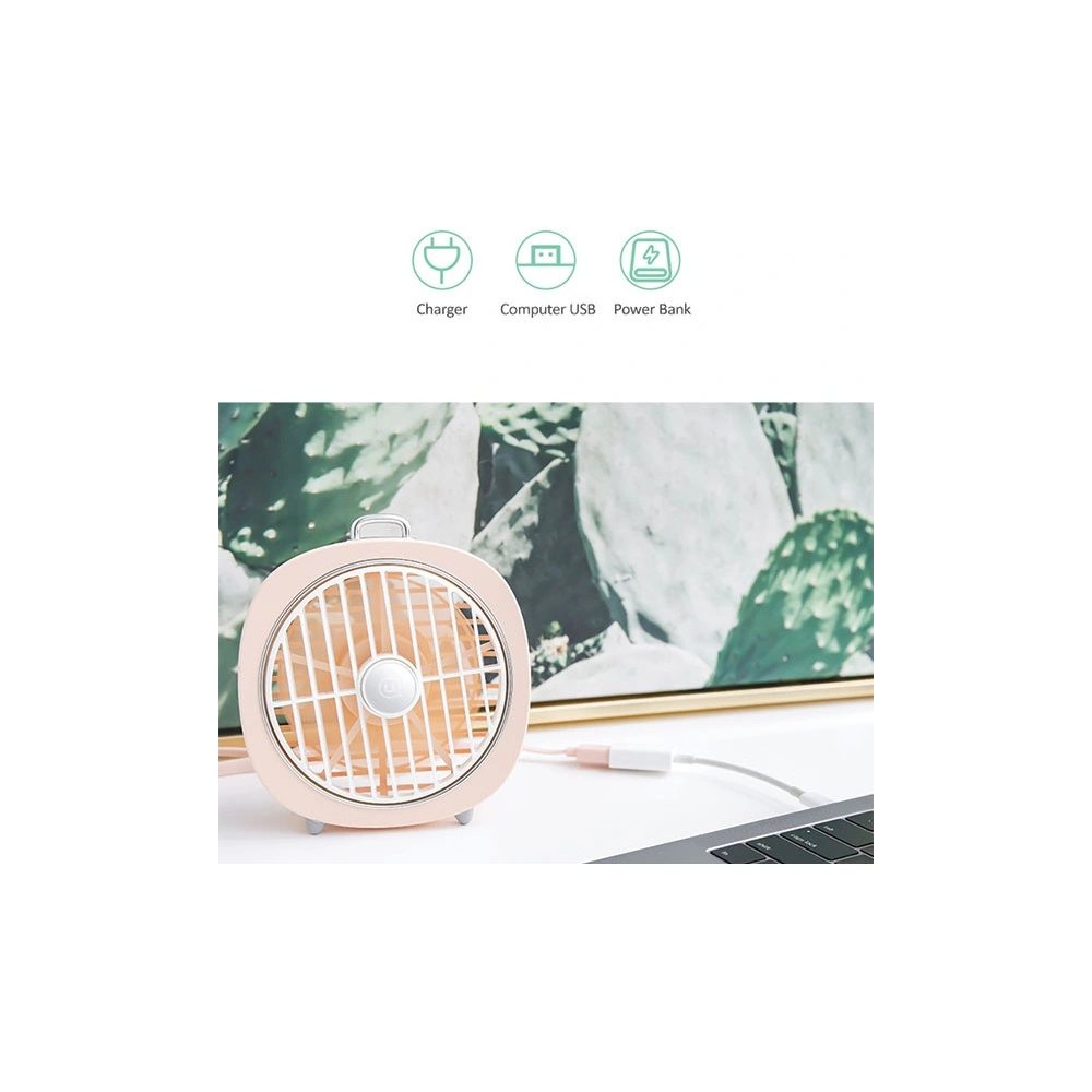 Hurtownia GSM - Ventilator de birou USAMS cu lampă gri (US-ZB065) - USA875 - {ean13} - Hurt