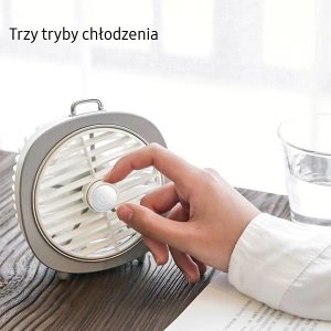 Wholesale USAMS Desk Fan LED Light grey (US-ZB065) - USA875 - {ean13} - Hurt