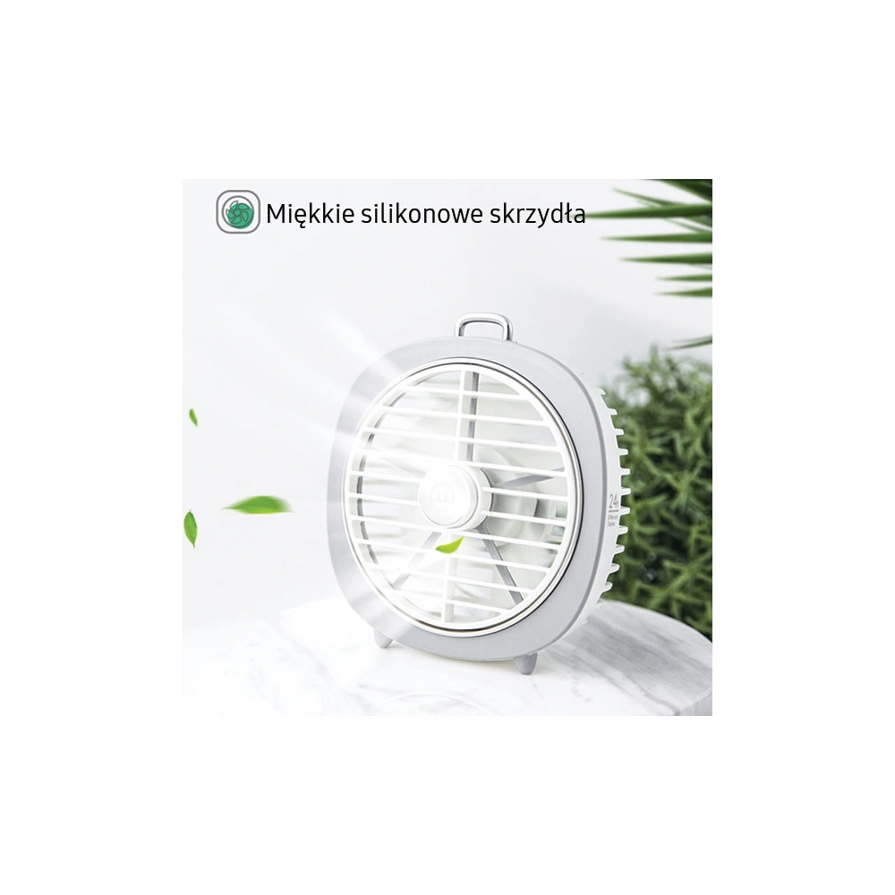 Hurtownia GSM - Ventilator de birou USAMS cu lampă gri (US-ZB065) - USA875 - {ean13} - Hurt