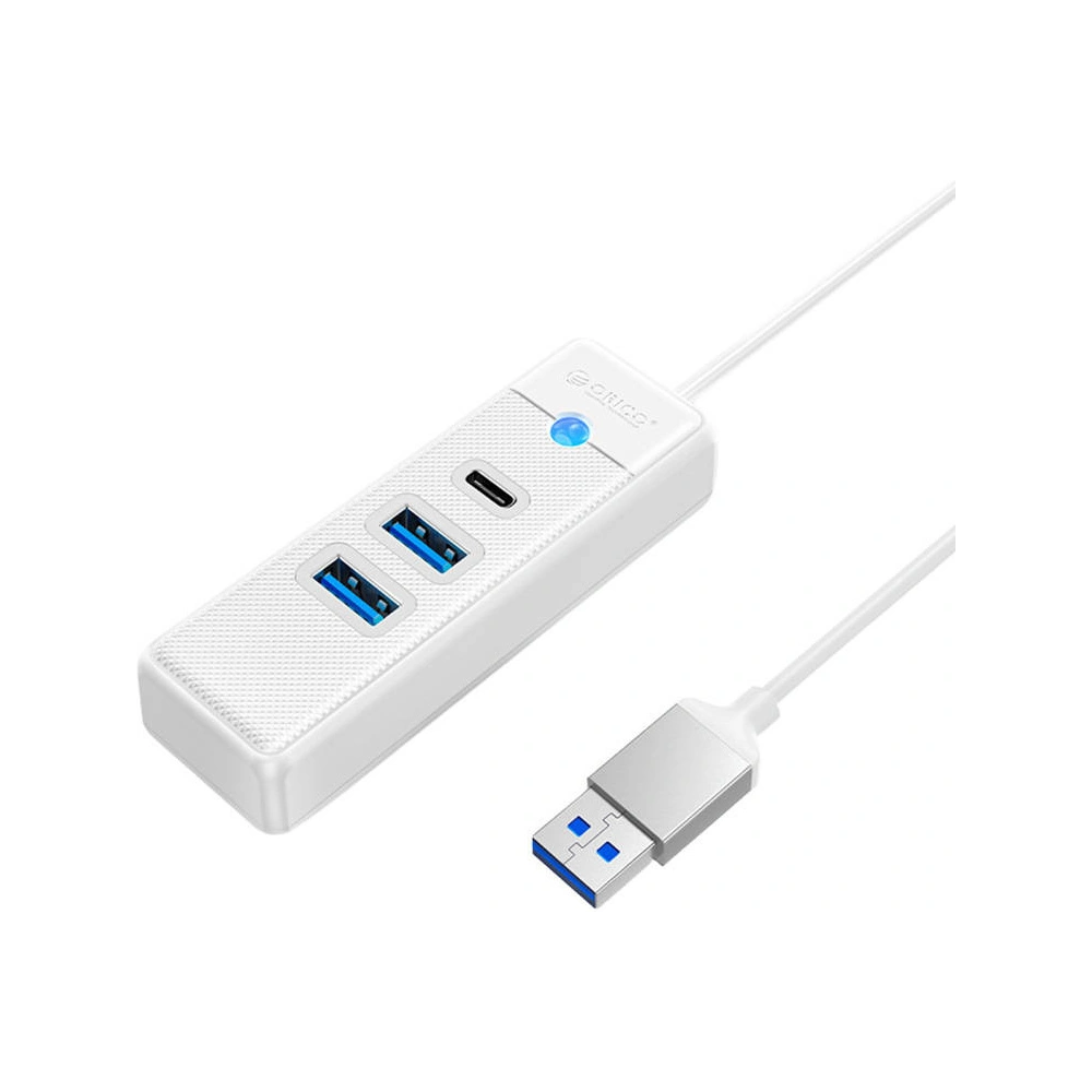 Hurtownia GSM - USB-Hub-Adapter mit 2x USB 3.0 + USB-C Orico, 5 Gbps, 0.15m (weiß) - ORC93 - {ean13} - Hurt