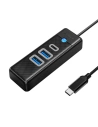Hurtownia GSM - USB-C Hub Adapter zu 2x USB 3.0 + USB-C Orico, 5 Gbps, 0.15m (schwarz) - ORC94 - {ean13} - Hurt