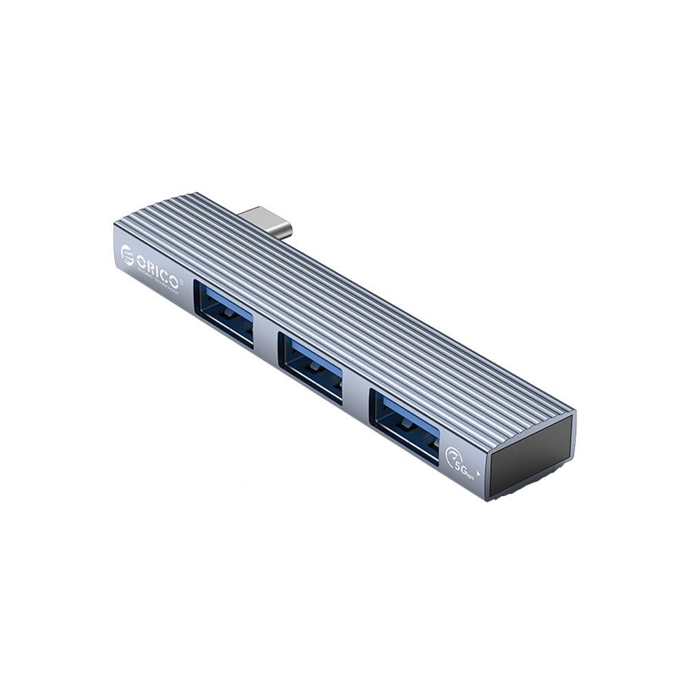 Hurtownia GSM - Adaptér Hub Orico USB-C na 3x USB 3.0, 5Gbps, pro laptop (šedý) - ORC99 - {ean13} - Hurt