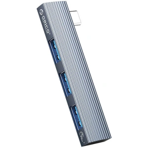 Hurtownia GSM - Adaptér Hub Orico USB-C na 3x USB 3.0, 5Gbps, pro laptop (šedý) - ORC99 - {ean13} - Hurt