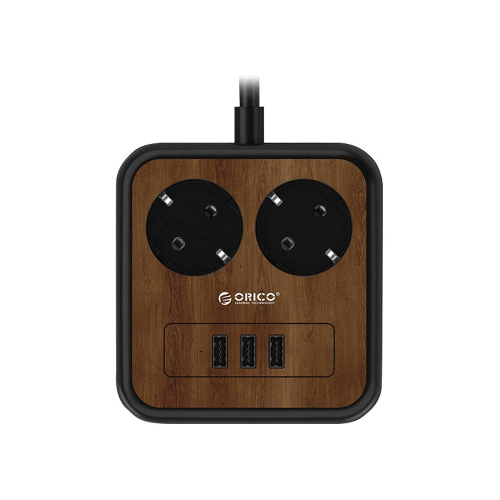 Hurtownia GSM - Netzleiste mit 2 AC-Steckdosen, 3x USB, Orico, 1.4m, 2500W - ORC117 - {ean13} - Hurt