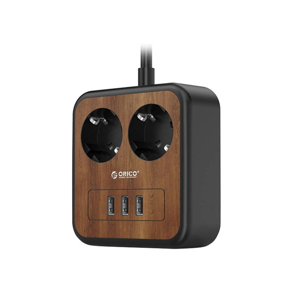 Hurtownia GSM - Netzleiste mit 2 AC-Steckdosen, 3x USB, Orico, 1.4m, 2500W - ORC117 - {ean13} - Hurt