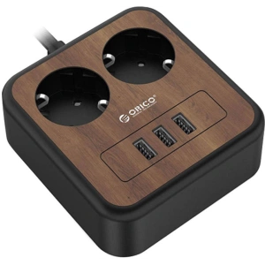 Hurtownia GSM - Napájecí lišta se 2 AC zásuvkami, 3x USB, Orico, 1.4m, 2500W - ORC117 - {ean13} - Hurt