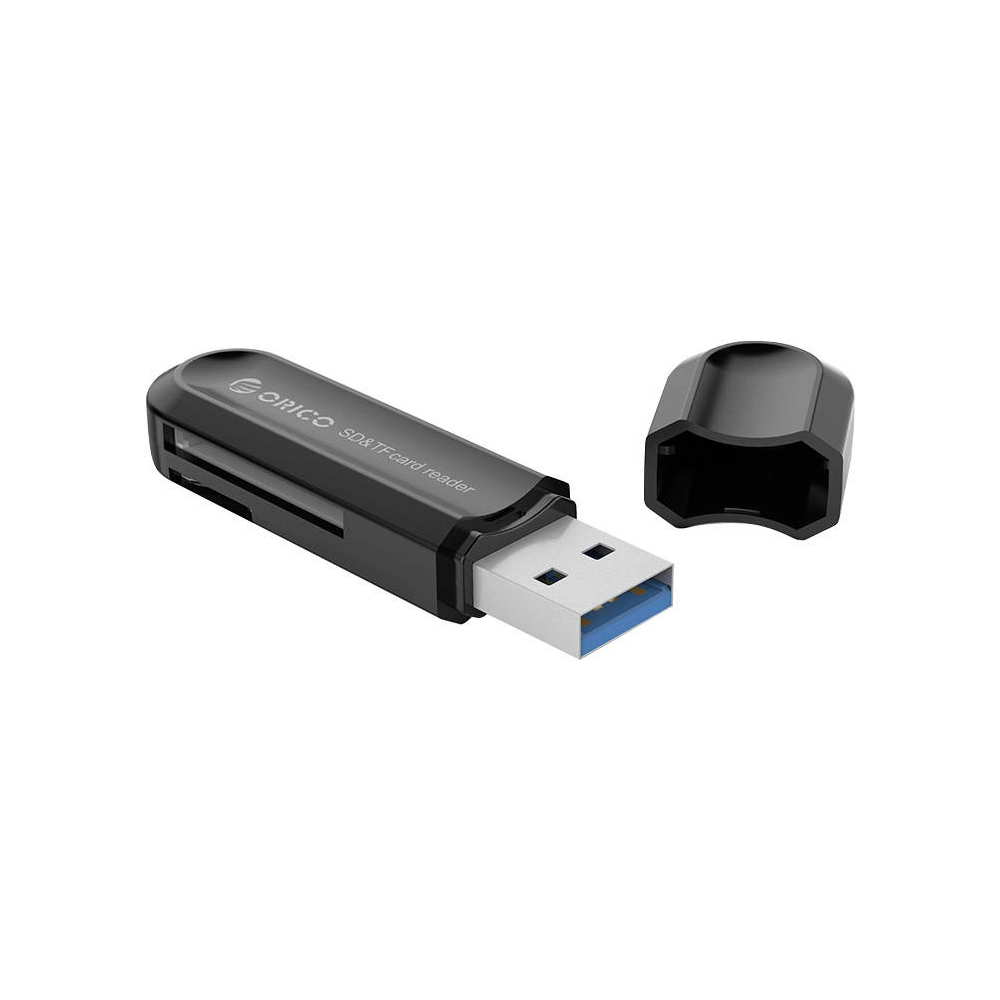 Hurtownia GSM - Cititor de carduri de memorie TF/SD Orico CRS21-BK, USB 3.0, până la 2TB (negru) - ORC118 - {ean13} - Hurt