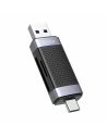 Hurtownia GSM - Cititor de carduri de memorie TF/SD Orico CD2D-AC2-BK-EP, USB + USB-C (negru) - ORC119 - {ean13} - Hurt