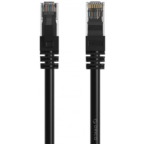 Hurtownia Orico - 6954301171935 - ORC120 - Okrągły kabel sieciowy Ethernet Orico, RJ45, Cat.6, 1m (czarny) - B2B homescreen
