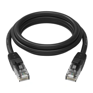 Hurtownia GSM - Kulatý síťový kabel Ethernet Orico, RJ45, Cat.6, 2m (černý) - ORC121 - {ean13} - Hurt
