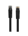 Ploché síťový kabel Ethernet Orico, RJ45, Cat.6, 1m (černý)