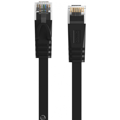 Orico Distributor - 6954301165798 - ORC129 - OricoFlat Ethernet RJ45 Cable, Cat.6, 20m (black) - B2B homescreen