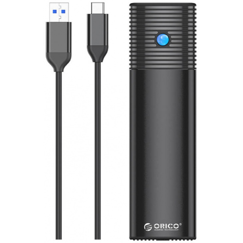Orico Distributor - 6941788828179 - ORC130 - Orico PWM2-BK-EP External Drive Enclosure M.2 SATA USB-C, 5Gbps (black) - B2B homescreen