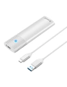 Hurtownia GSM - Obal pro externí M.2 SATA disk, Orico PWM2-WH-EP USB-C, 5Gbps (stříbrná) - ORC131 - {ean13} - Hurt
