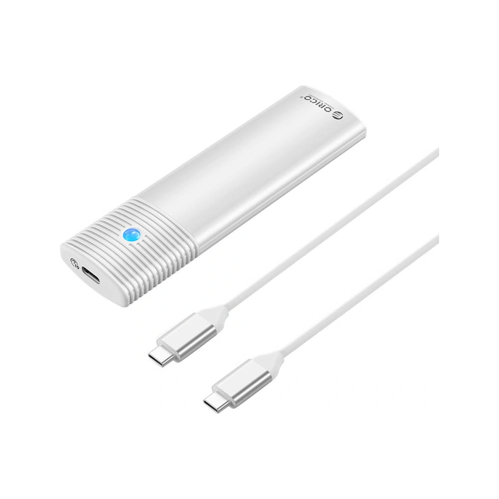 Hurtownia GSM - Külső ház M.2 NVMe meghajtóhoz, Orico PWM2-G2-WH-EP, USB-C, 10Gbps (ezüst) - ORC133 - {ean13} - Hurt